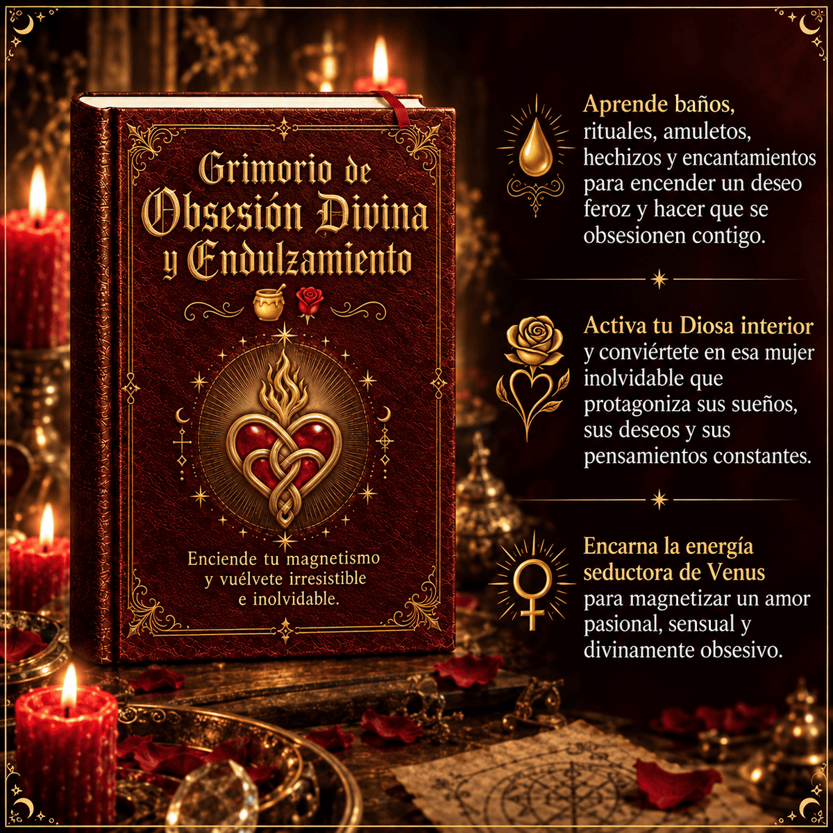 Grimorio de Obsesión Divina y Endulzamiento 🍯🌹