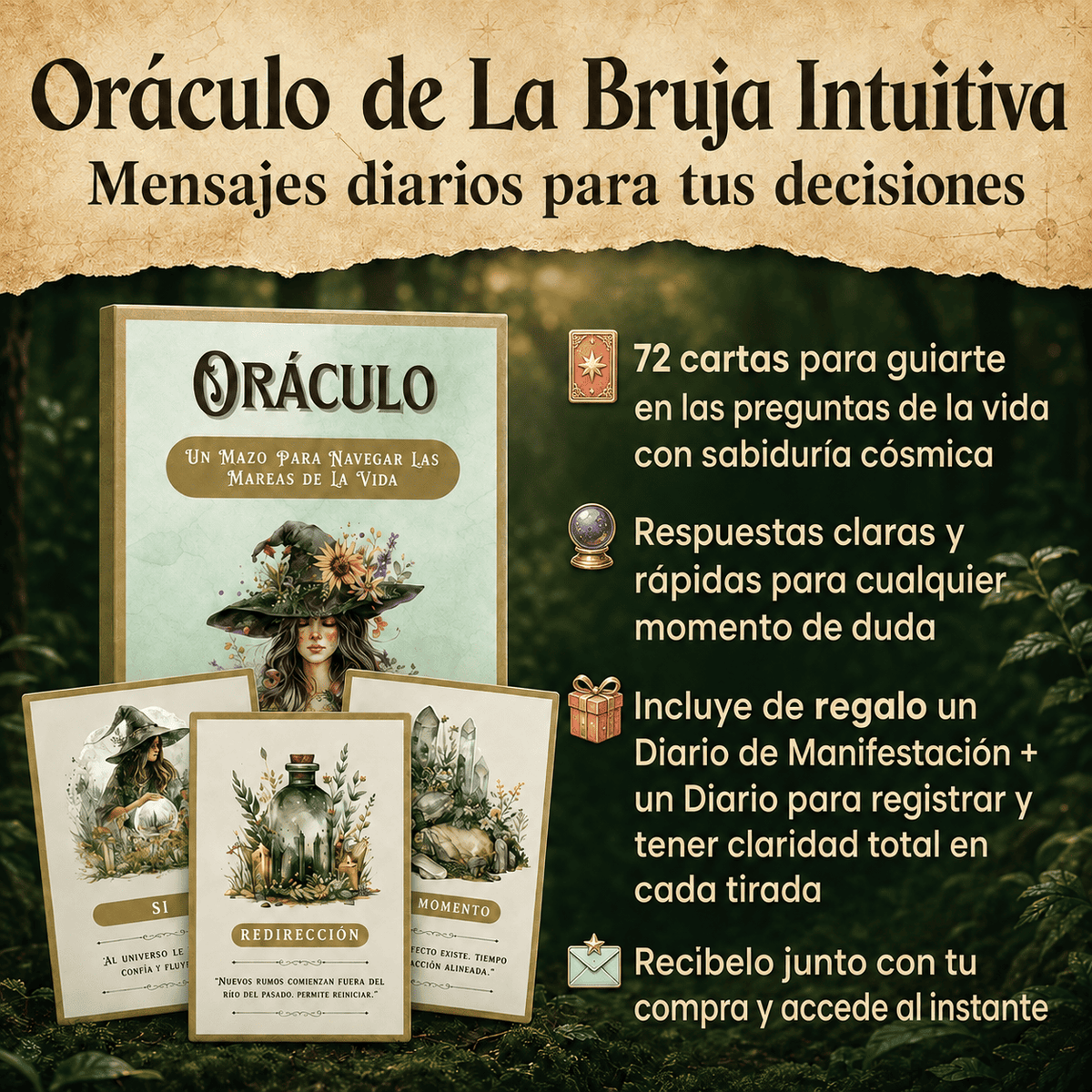 Oráculo de la Bruja Intuitiva 🔮